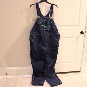 Key Imperial Mens 46x34 Carpenter Denim Bib Overalls Workwear